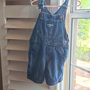 Dark denim boys overalls OshKosh B'gosh